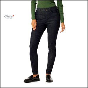 Pull-On Skinny Jeans with Stretch and Tummy Panel